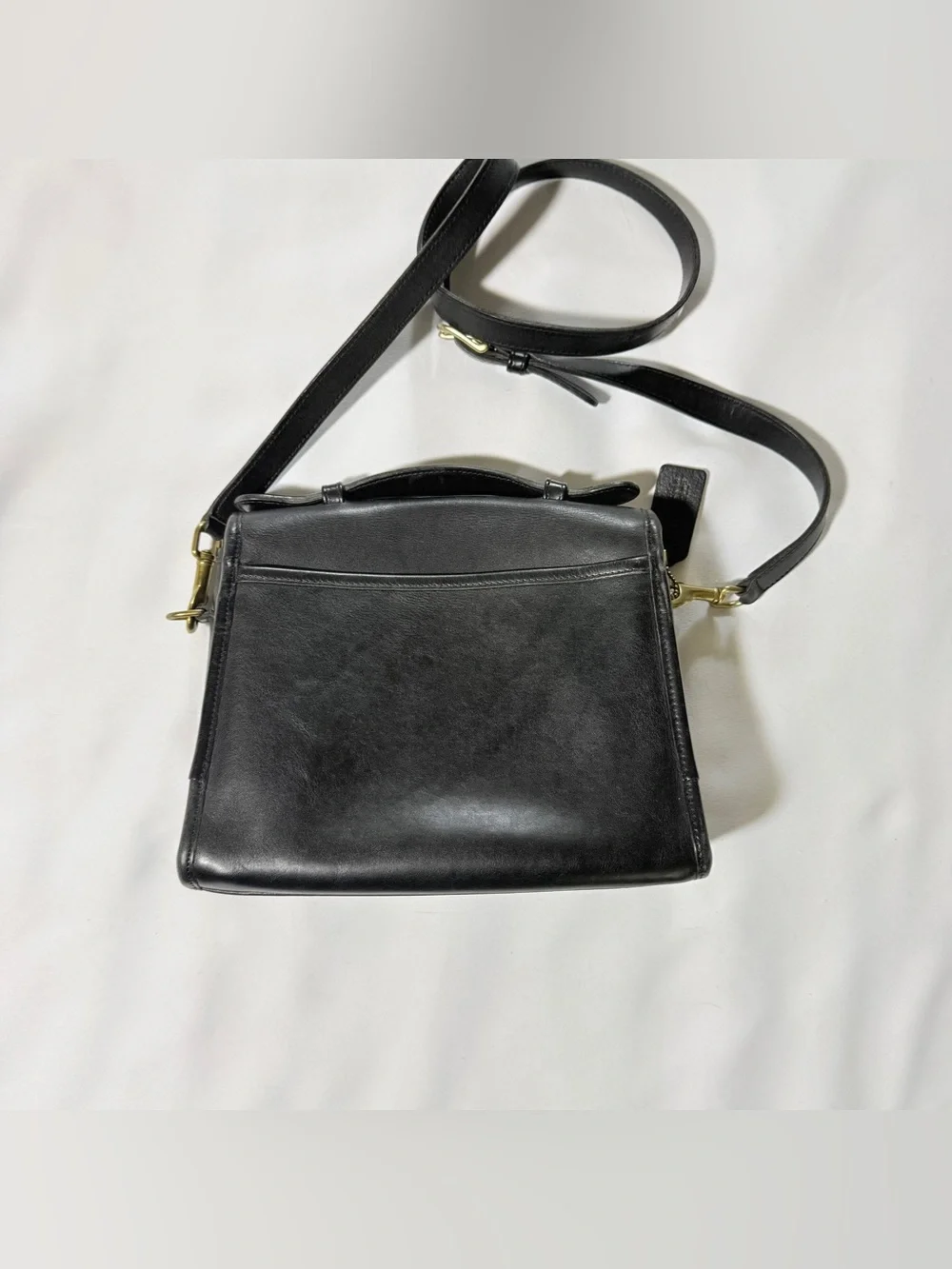 Vintage Coach Court Bag 9870 Black